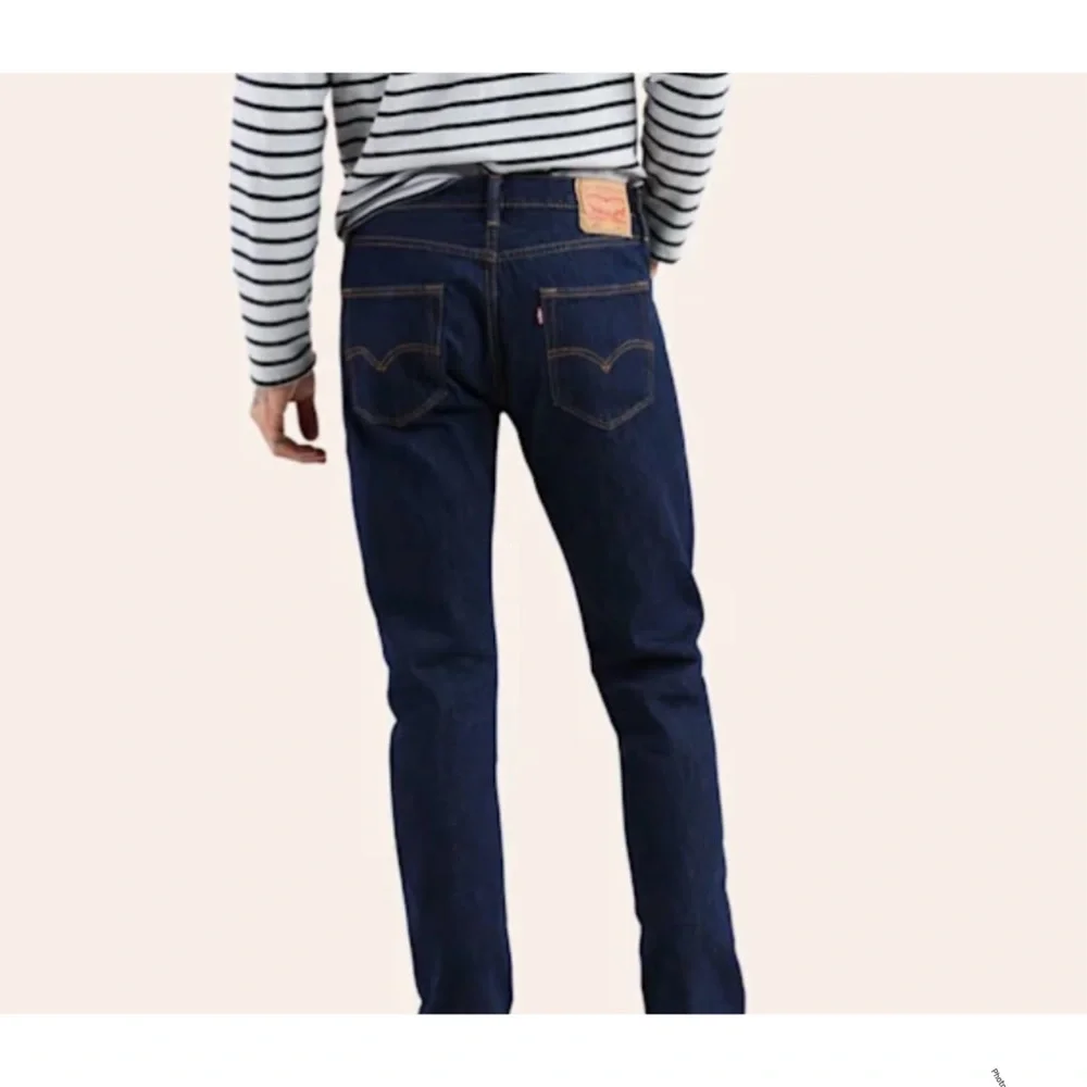 Levi's Jeans Men’s 34x30 Navy Blue 501 Straight-Leg LIKE NEW!